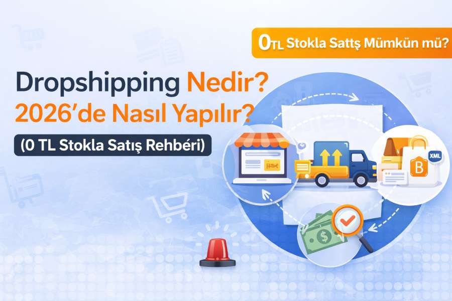 Dropshipping Nedir? 2026’de Nasıl Yapılır? (0 TL Stokla Satış Rehberi)