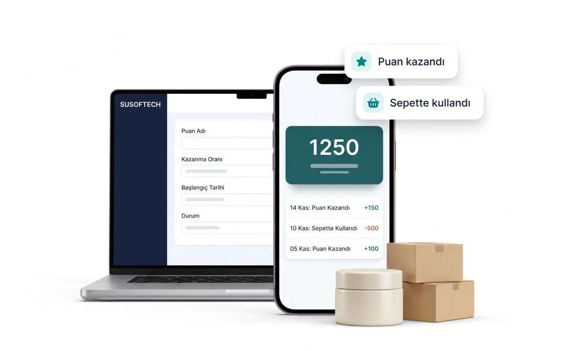 A customer’s point balance and movements